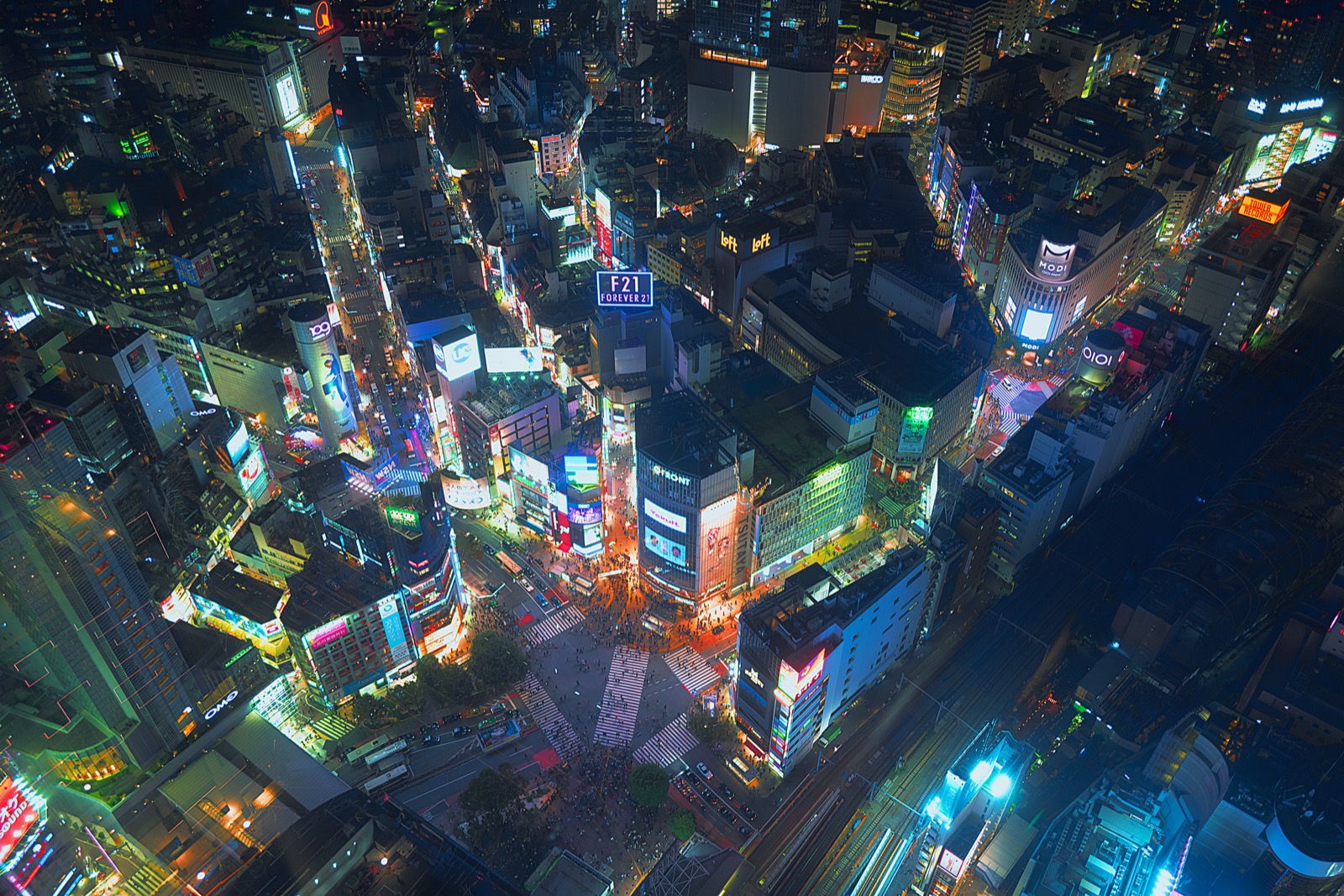 CYBERPUNK / 都市夜景 工程01 — CYBERPUNK(プリセットを適用)